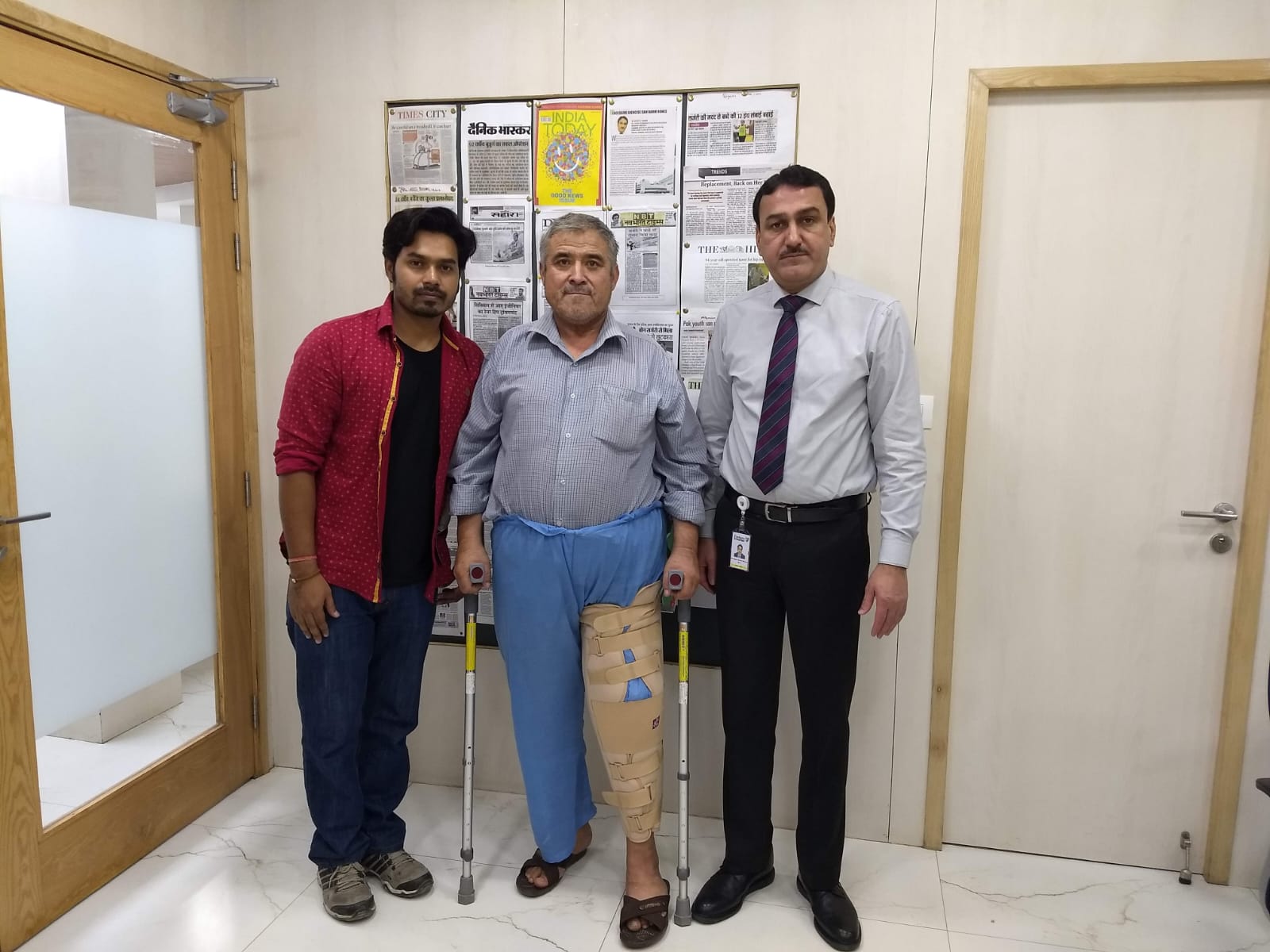 Jass with international patients at a partner hospital in India — photo 8
