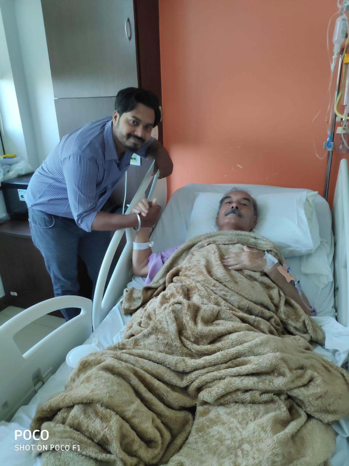 Jass with international patients at a partner hospital in India — photo 7